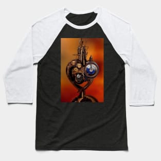 Steampunk mechanical heart Baseball T-Shirt